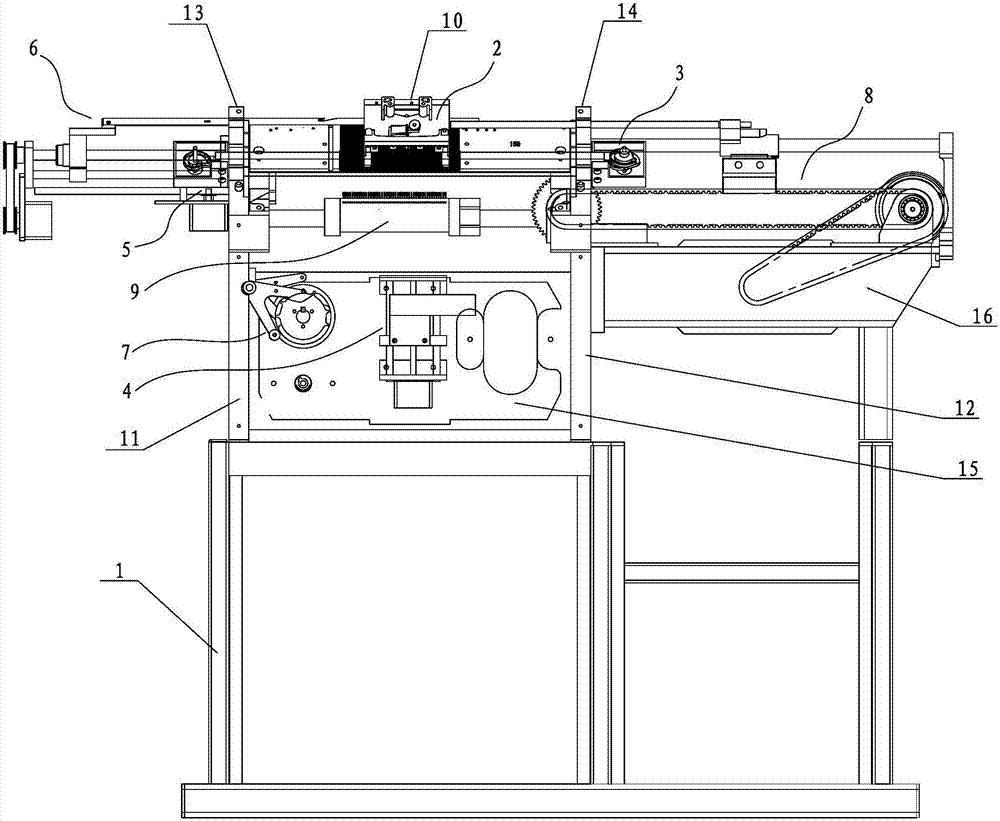 Glove weaving device