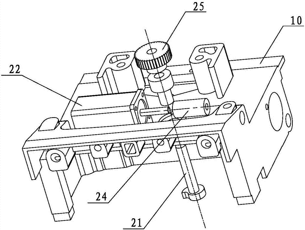 Glove weaving device