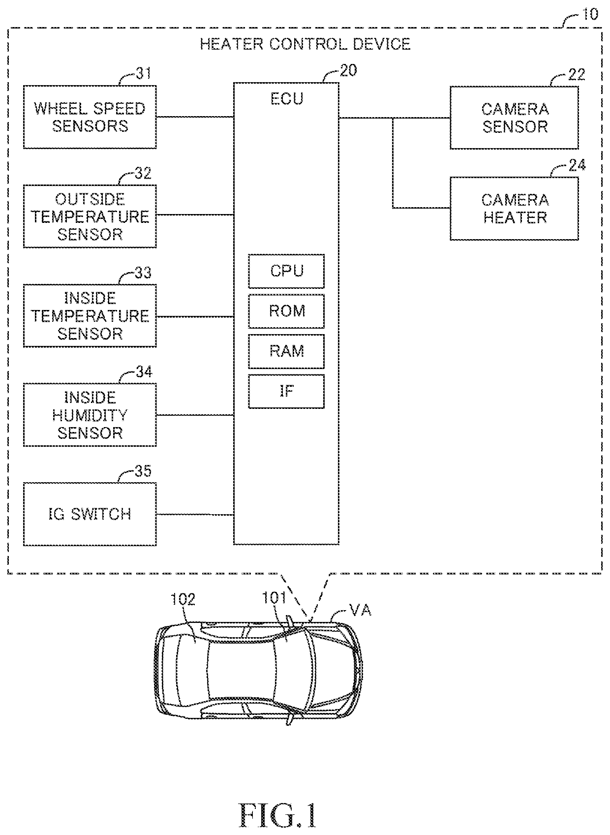 Heater control device