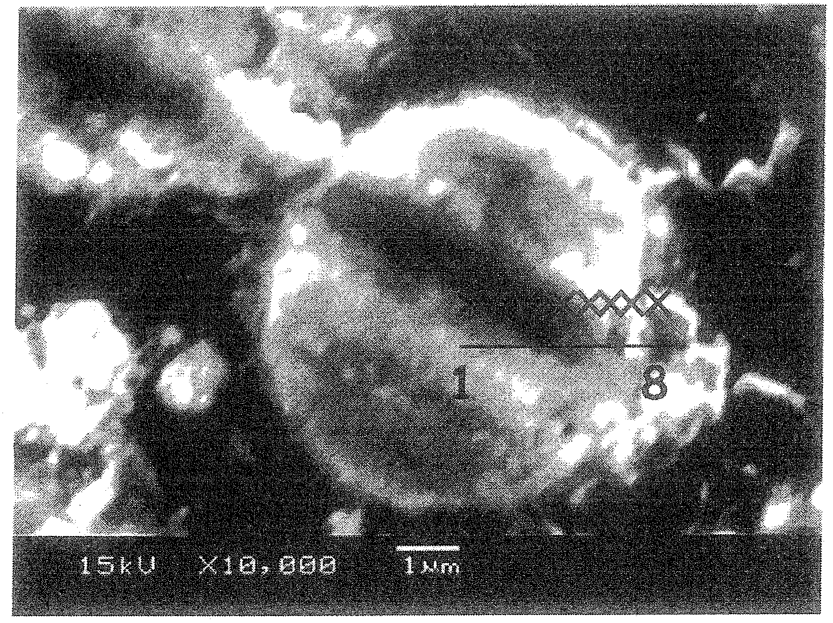 Active material for nonaqueous electrolyte secondary battery, method for production of the active material, electrode for nonaqueous electrolyte secondary battery and nonaqueous electrolyte secondary battery