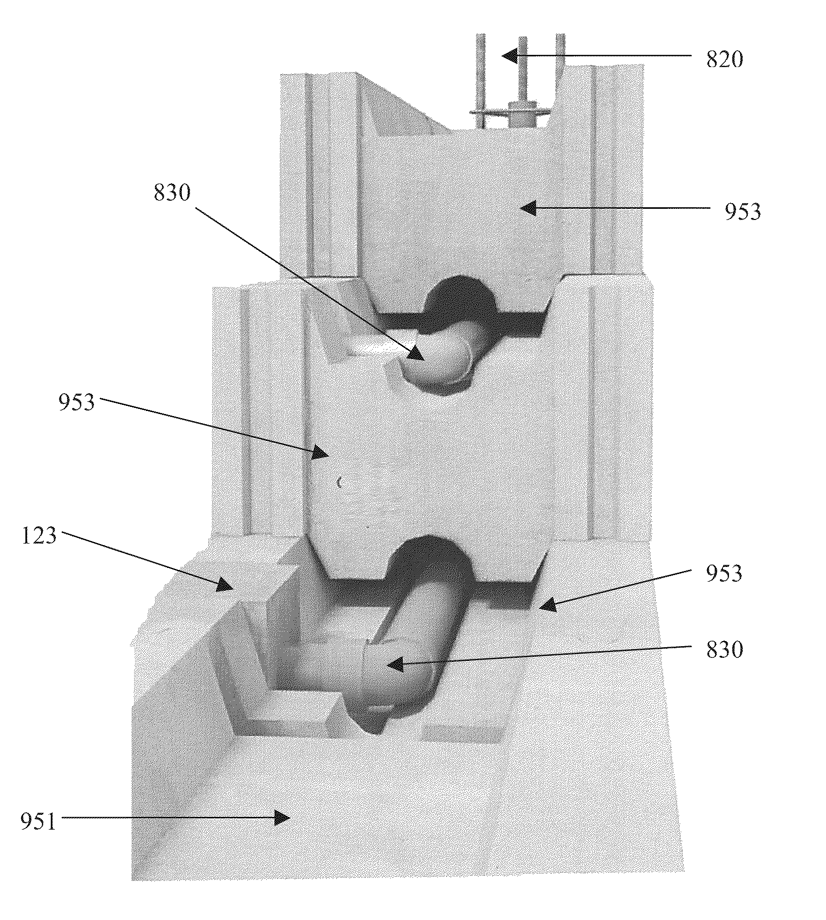 System for constructing walls using blocks equipped with coupling means