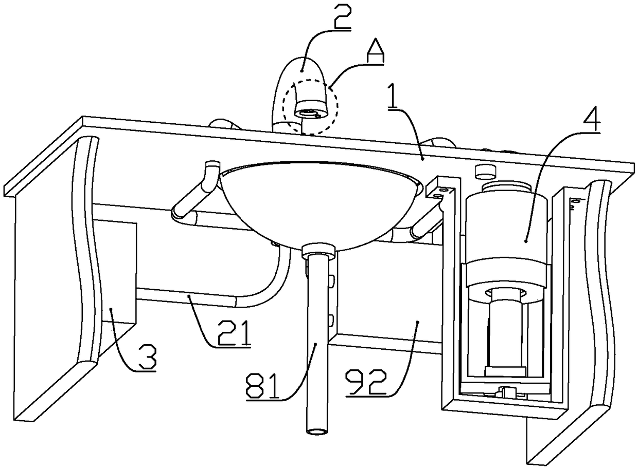 Household intelligent hand washing device