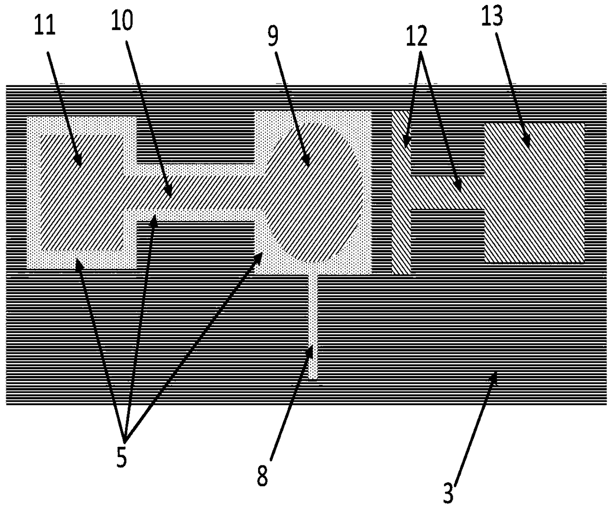 Silicon substrate suspended led optical waveguide integrated photonic device and its preparation method