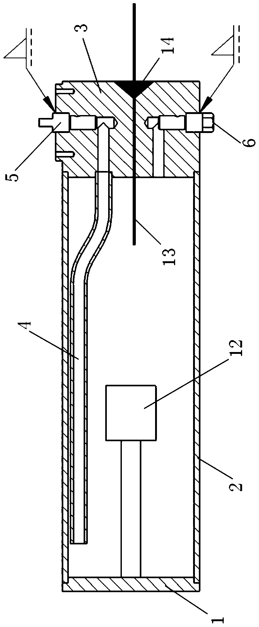 Miniaturized material irradiation device and use method thereof