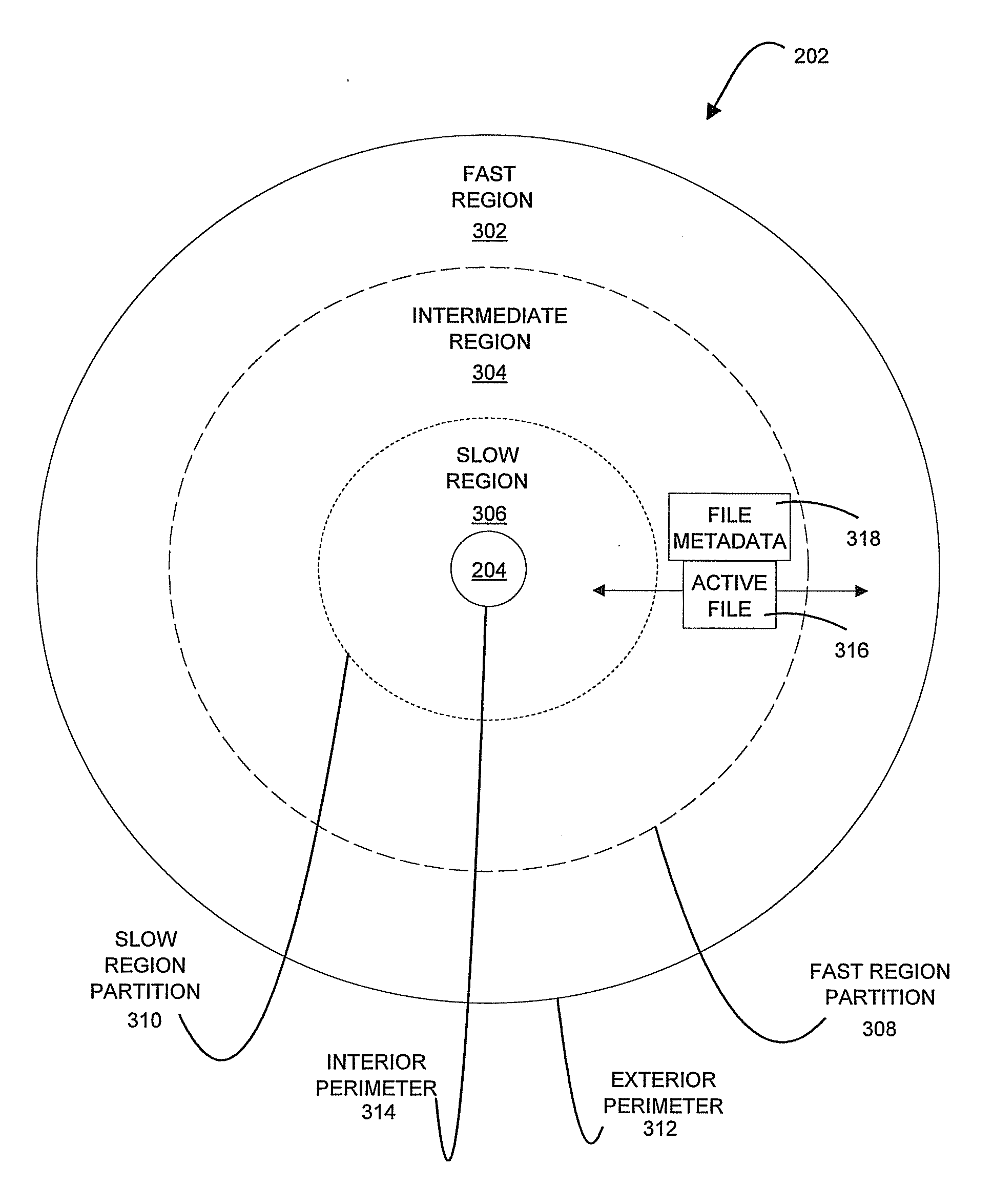 Methods, systems, and computer program products for file relocation on a data storage device