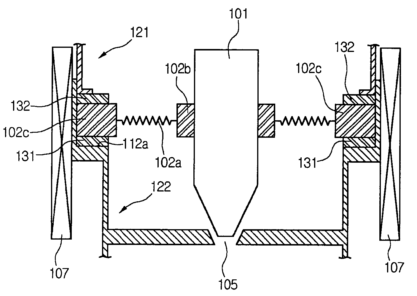 Valve apparatus for controlling mass flow, manufacturing method thereof and heat exchanger using the same