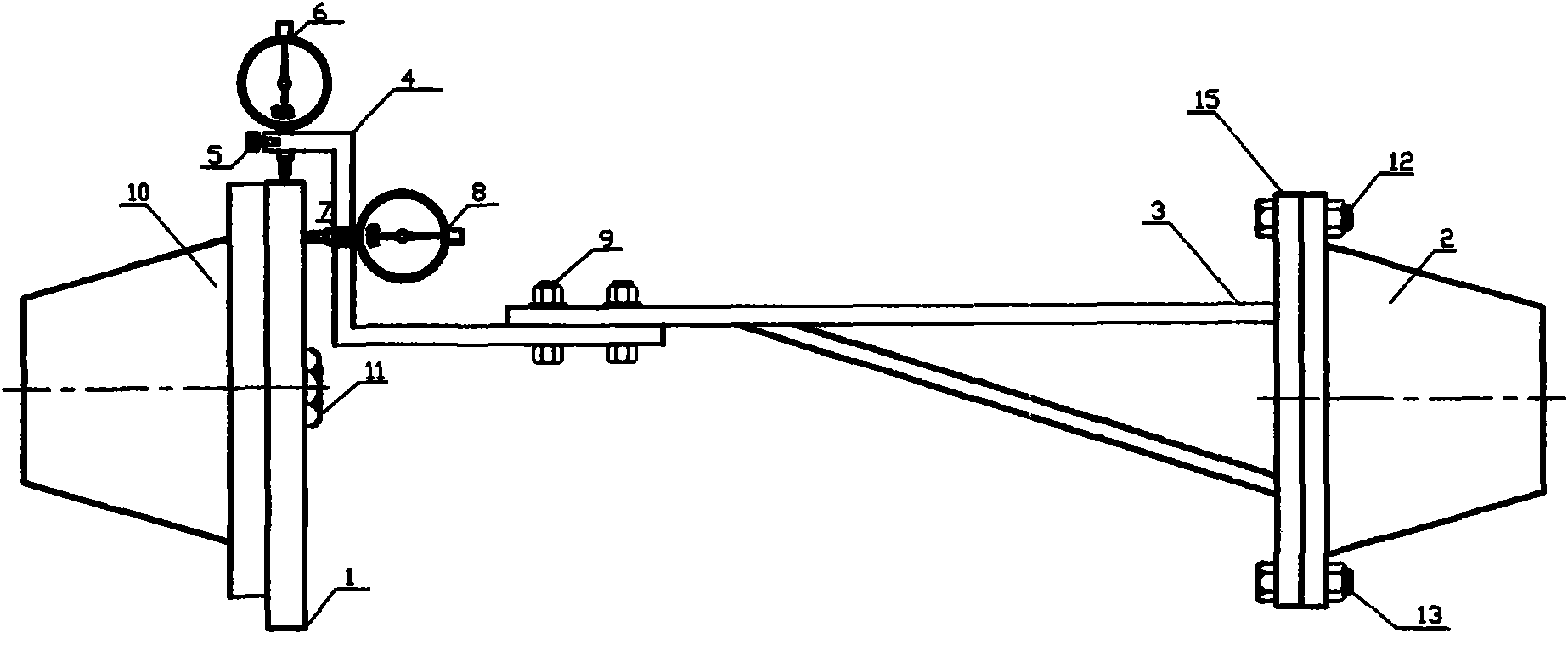 Diesel locomotive starting gear box antiregulation device