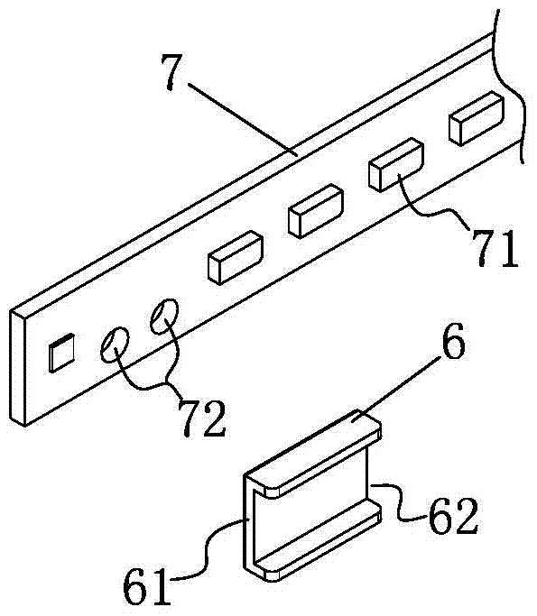 A kind of led panel lamp and its frame