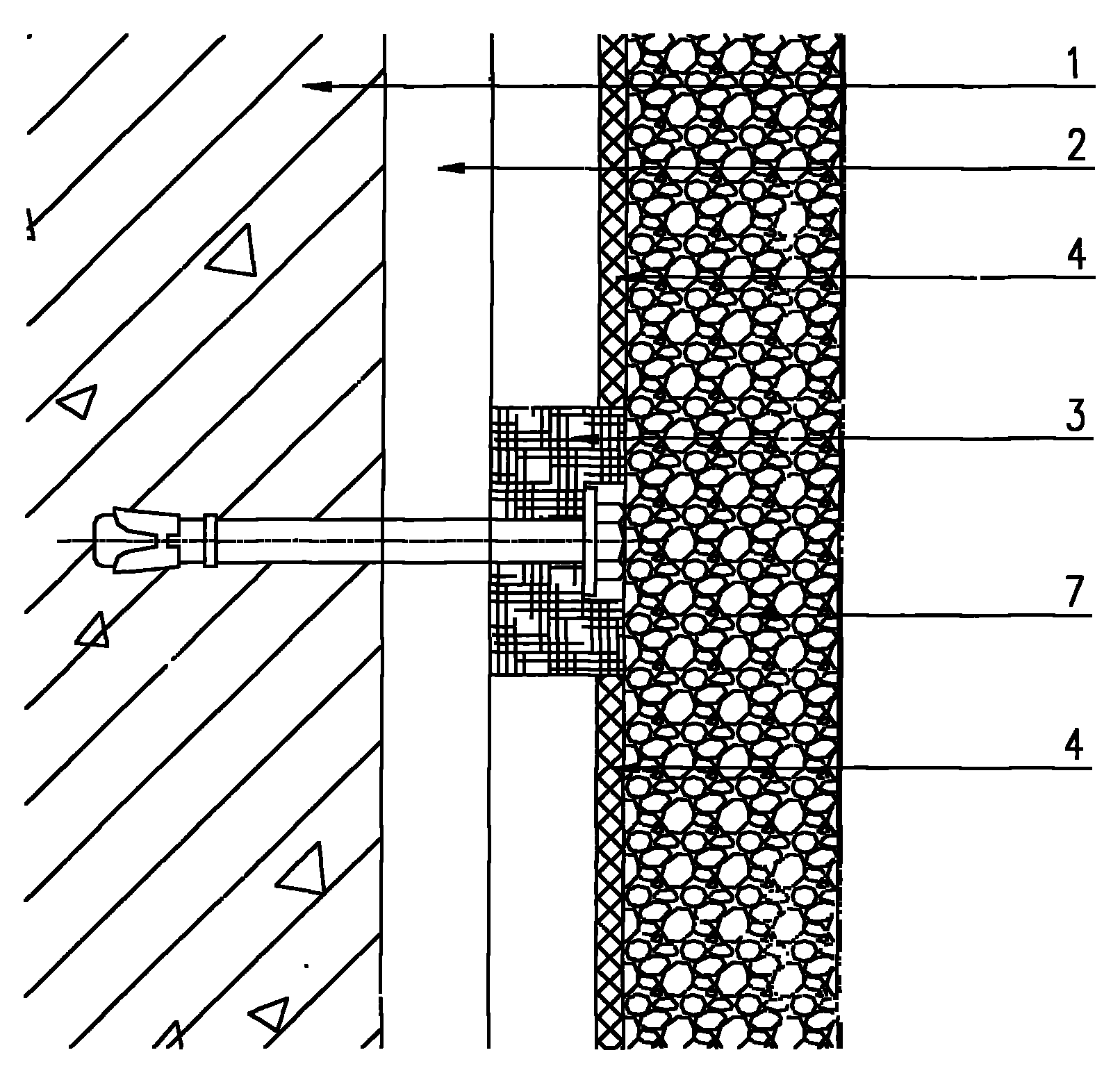 Outer wall heat insulation decorating plate structure