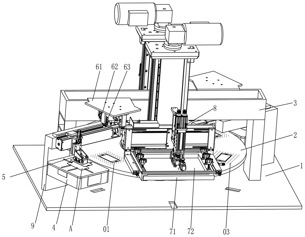 Full-automatic silk screen processing platform and silk screen technology thereof