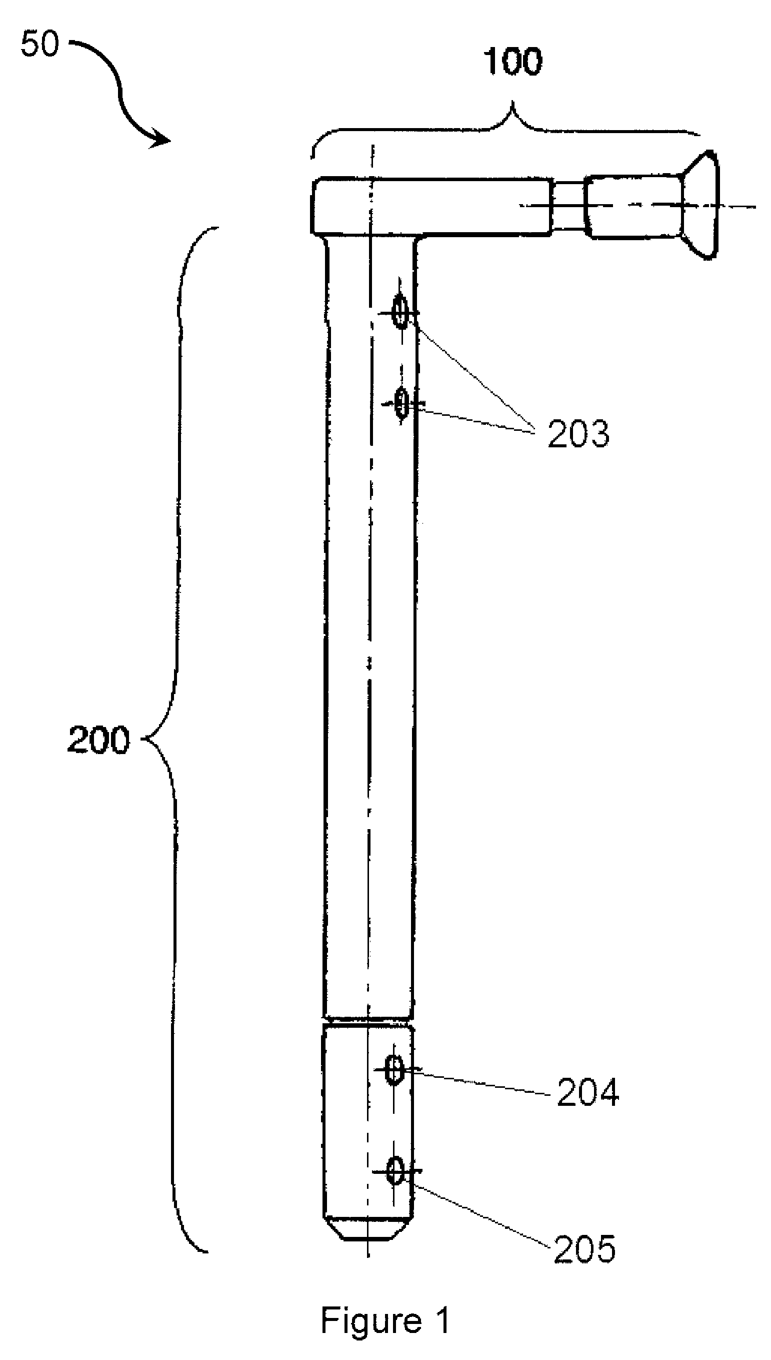 Intramedullar distraction device with user actuated distraction