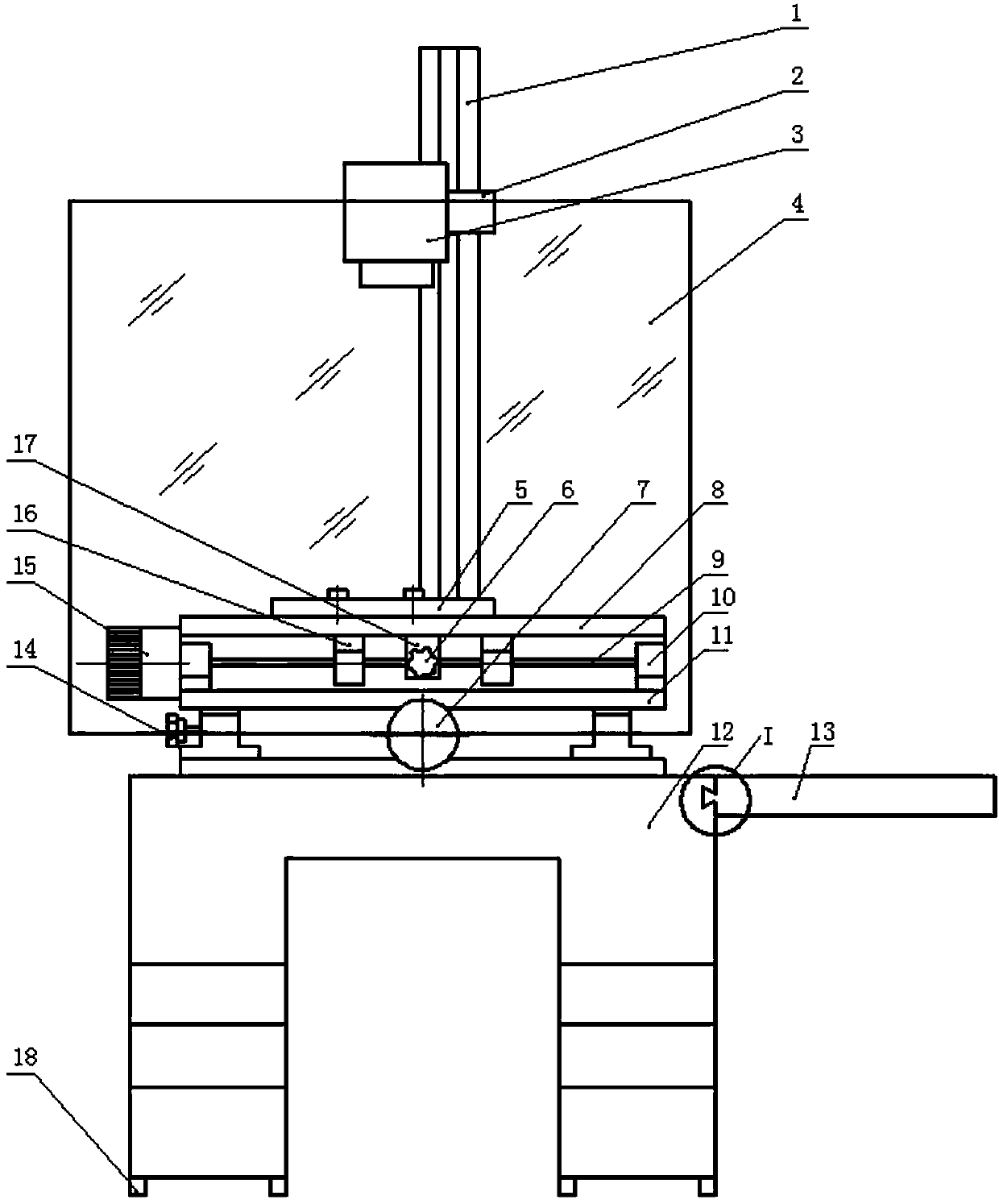 Safe-using laser marking machine