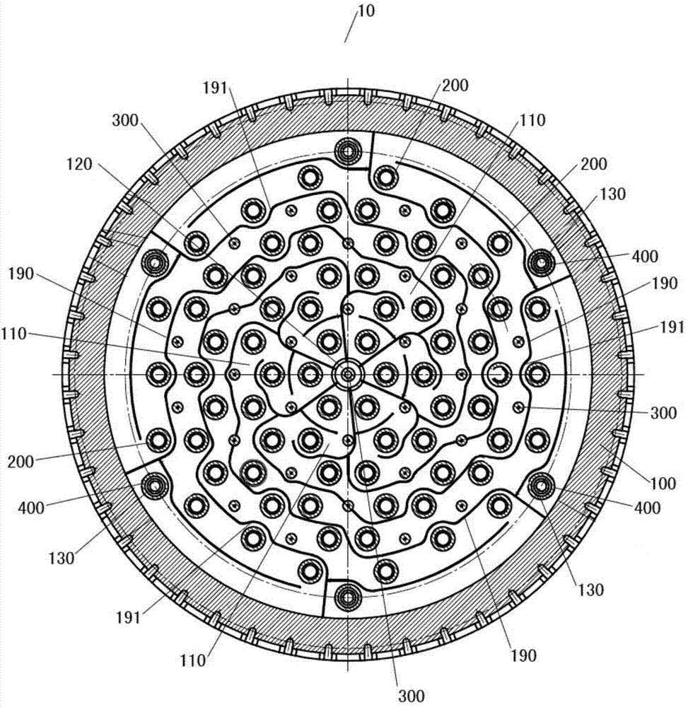 Chassis assembly for polycrystalline silicon reduction furnace