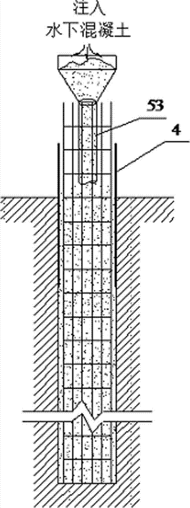 Underground and overground continuous construction method for major-diameter high flat bed pile in sandy soil stratum