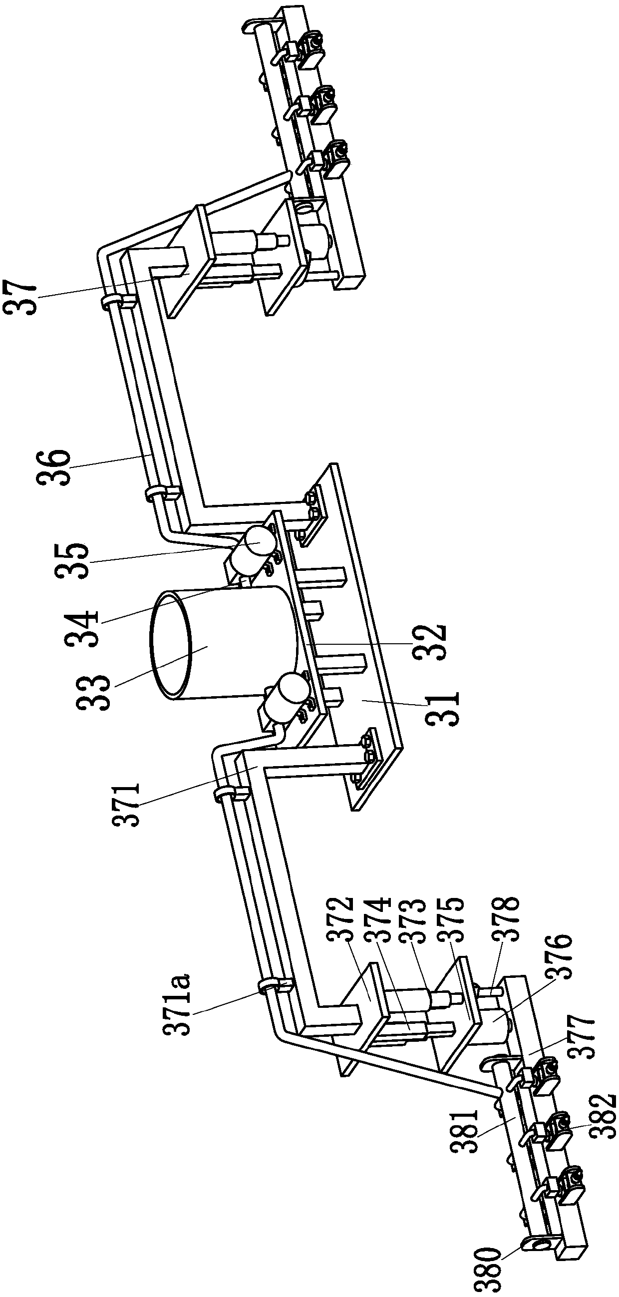 An automatic watering device for planting and cultivating crops