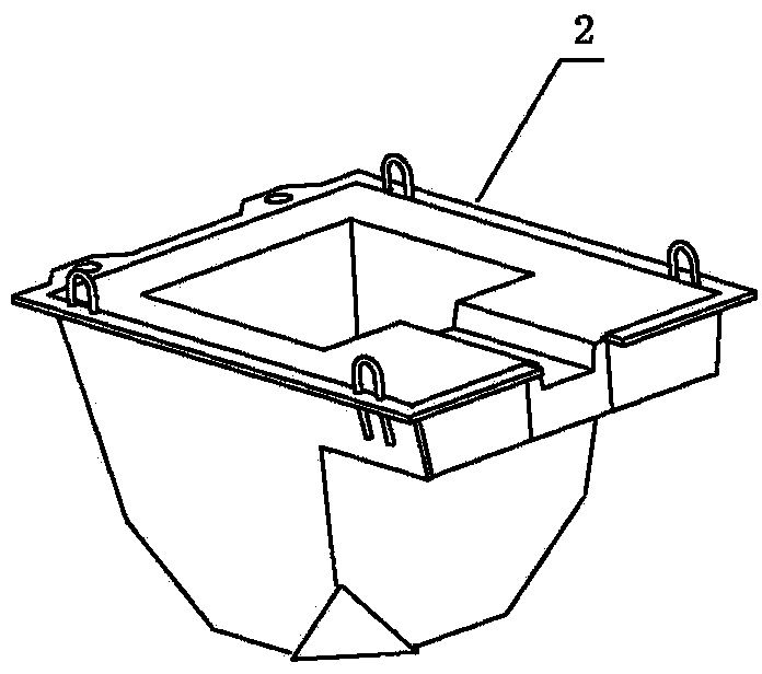 Molten ferroalloy granulating method