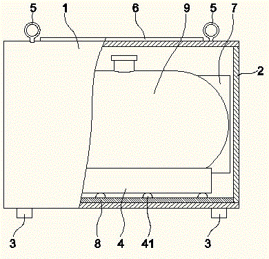 Chemical tank transporting device