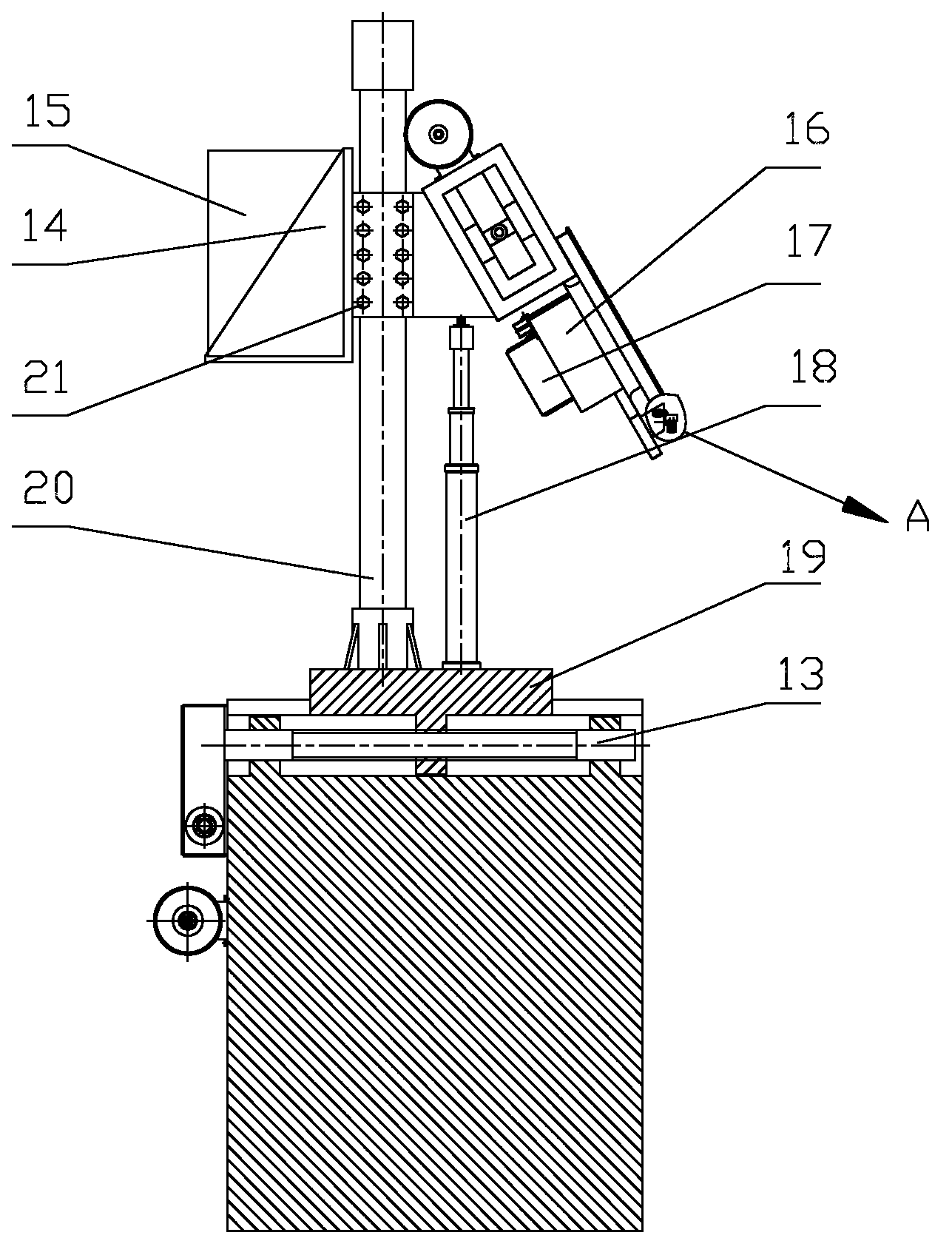 Special sawing machine for large members