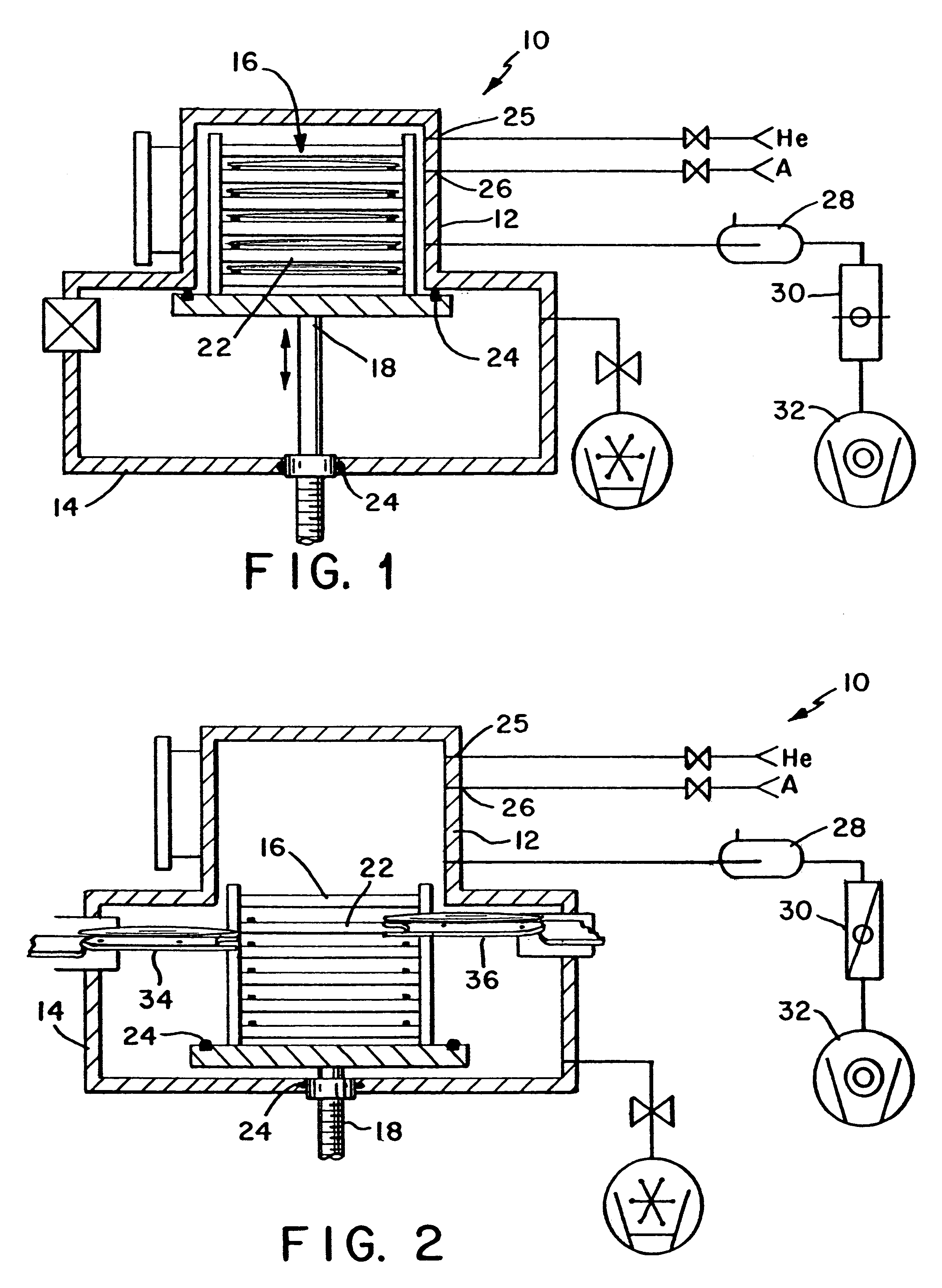 Apparatus and method for enhanced degassing of semiconductor wafers for increased throughput