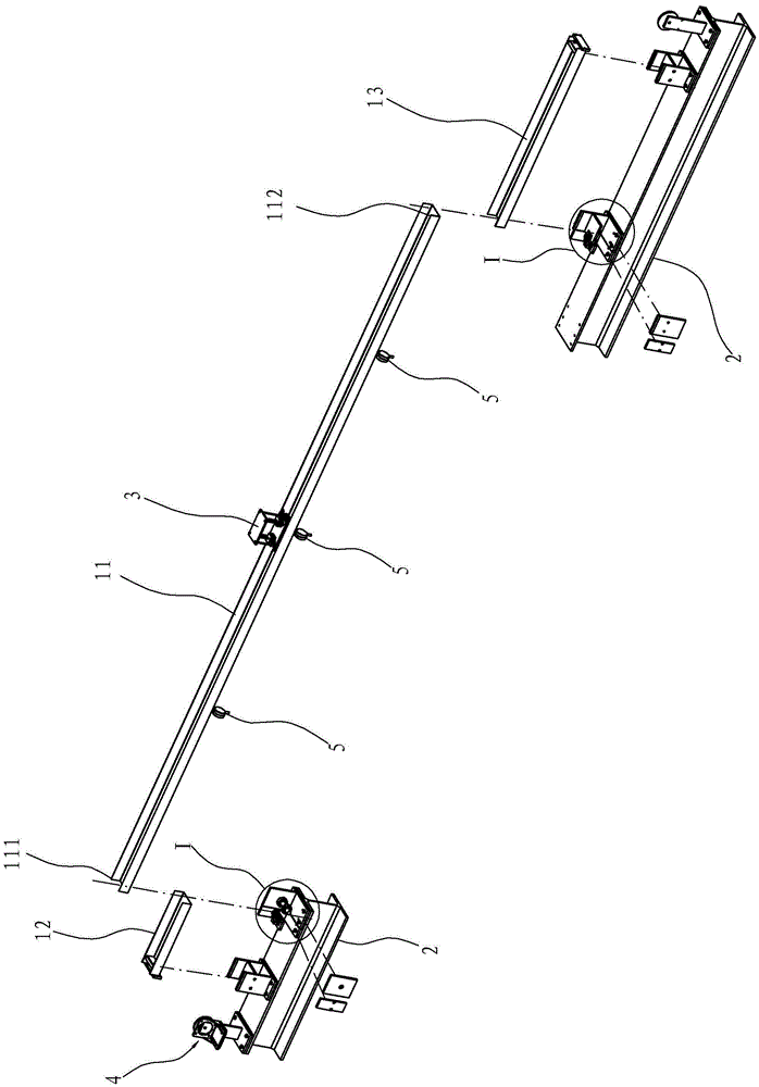 Bridge expansion joint jumping impact test device