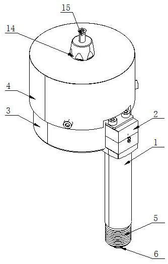 Electric contact bimetal thermometer capable of automatically powering off and alarming