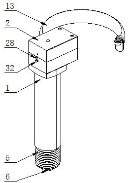 Electric contact bimetal thermometer capable of automatically powering off and alarming