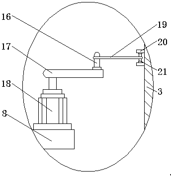 Medical examination blood collection tube arranging device