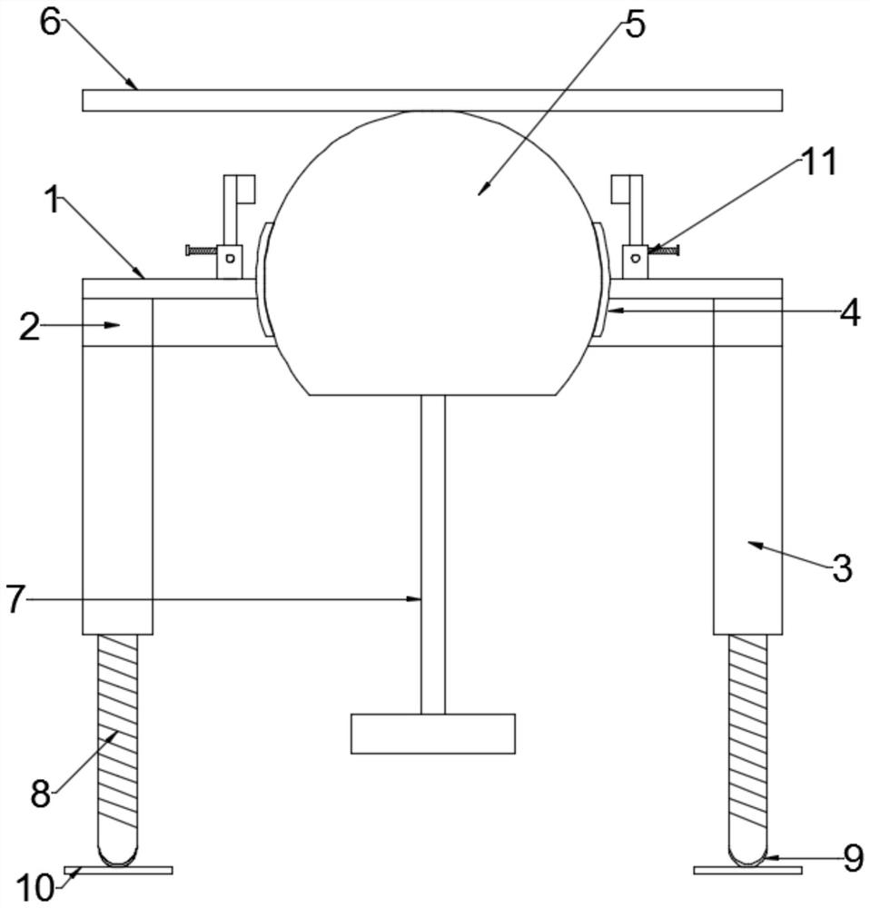 Engineering surveying instrument positioning device