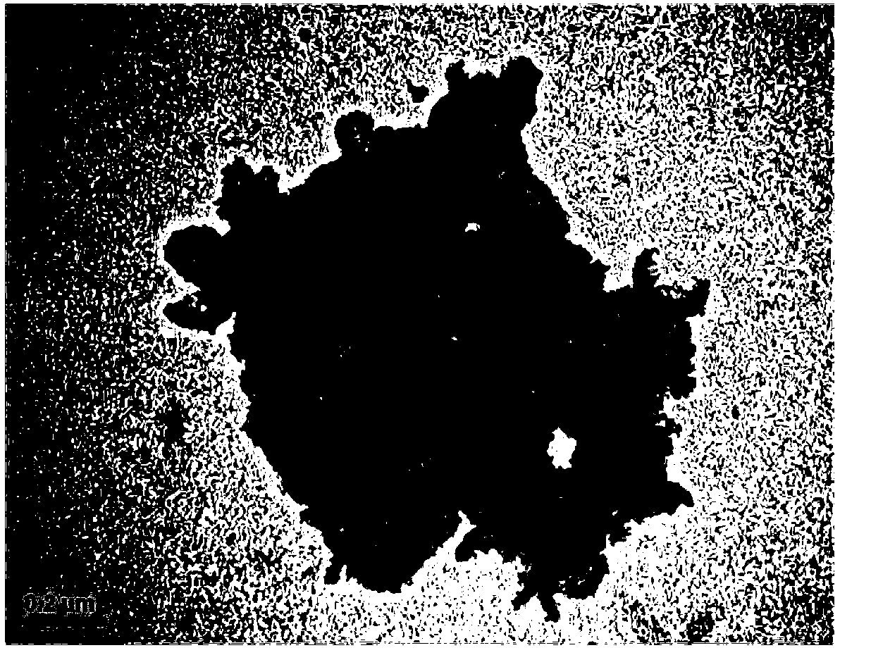 Preparation method for monodisperse hollow silicon dioxide nanosphere with controllable size and shell thickness