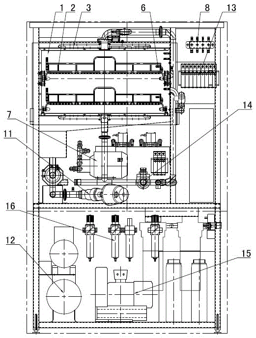 Vertical automatic endoscope washer and disinfector