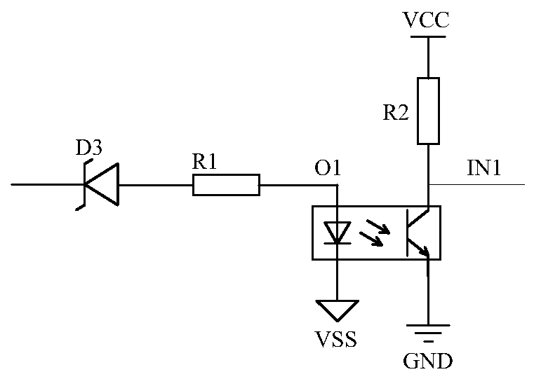 Switching value input circuit suitable for non-polar multi-level voltage input