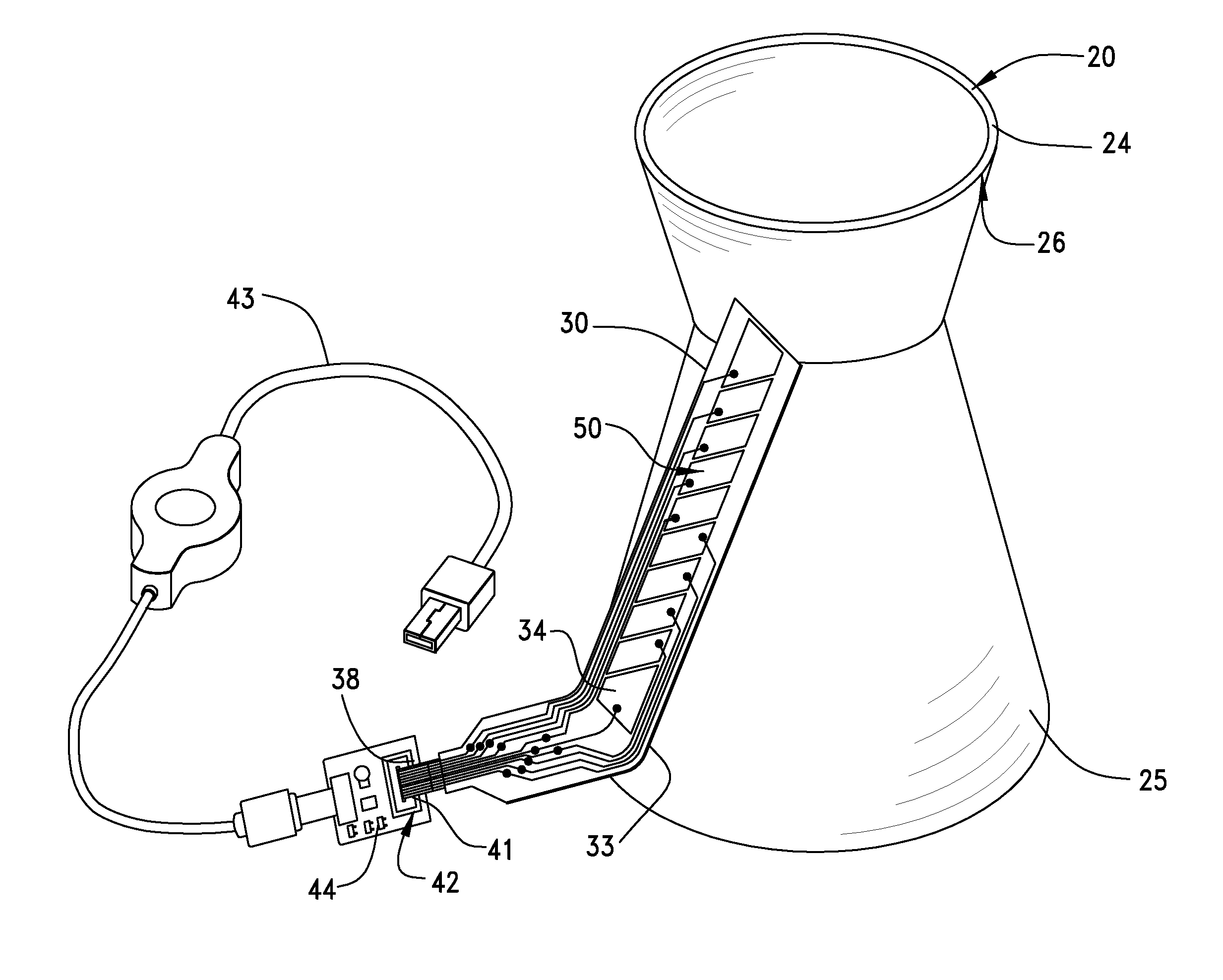 Flexible Fluid Level Sensor With Improved Measurement Capability