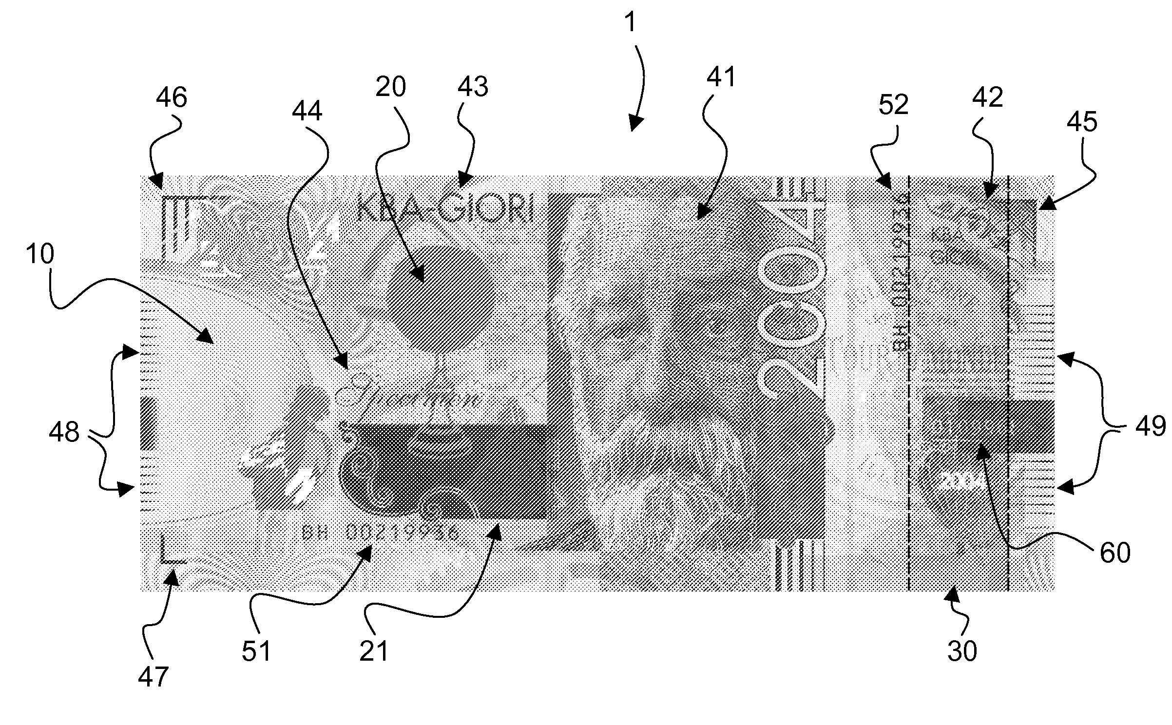 Authentication of Security Documents, in Particular of Banknotes