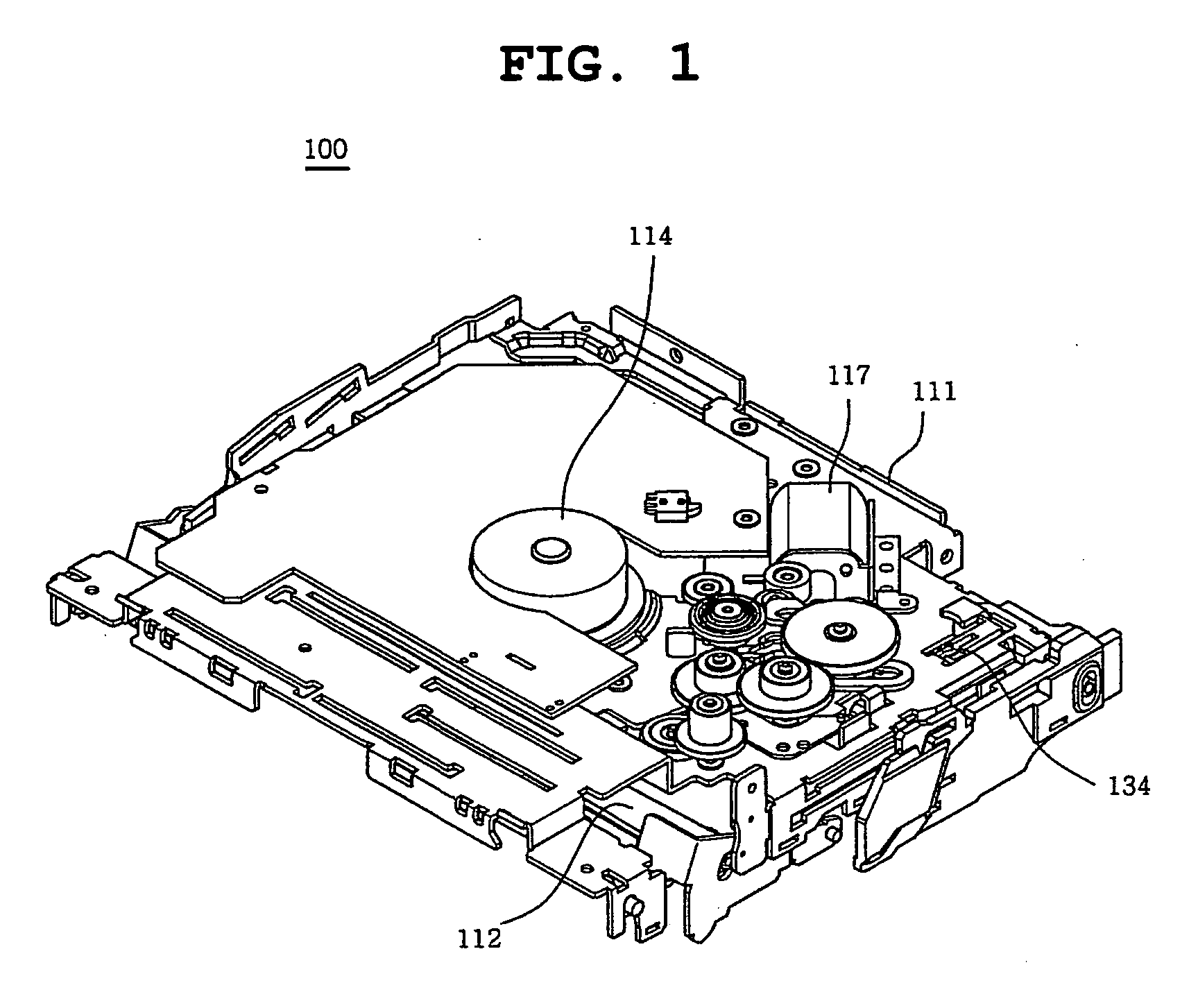 Disk player for vehicles