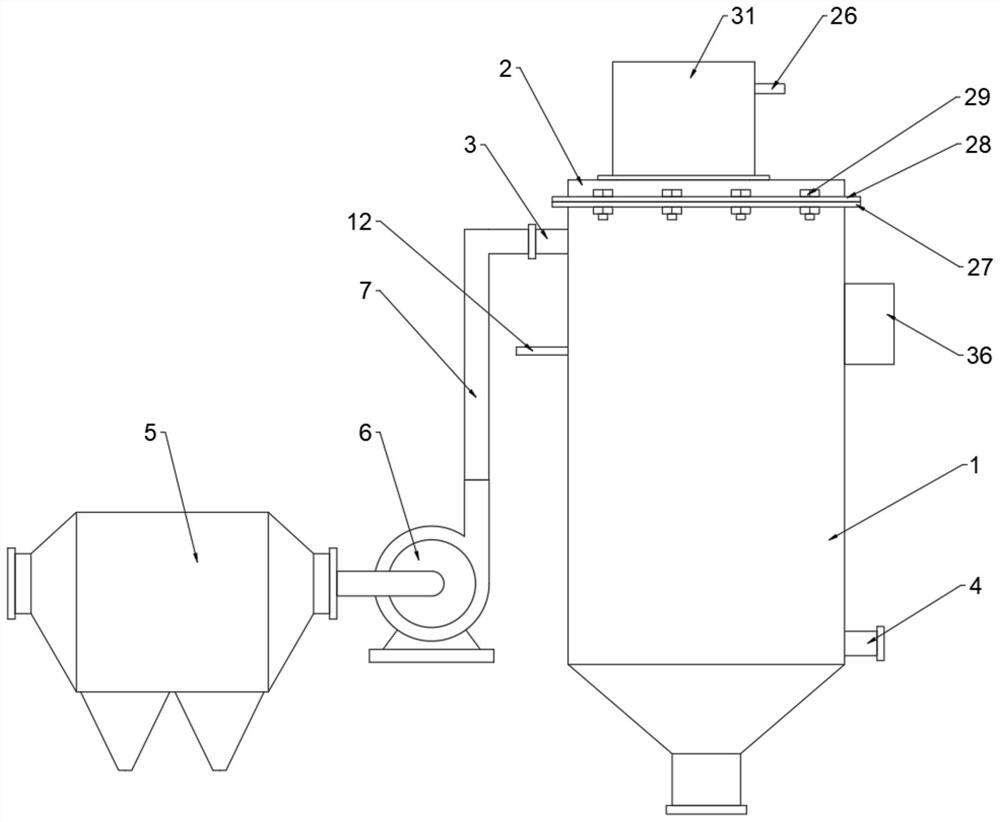 Ultralow-emission denitration equipment for cement production