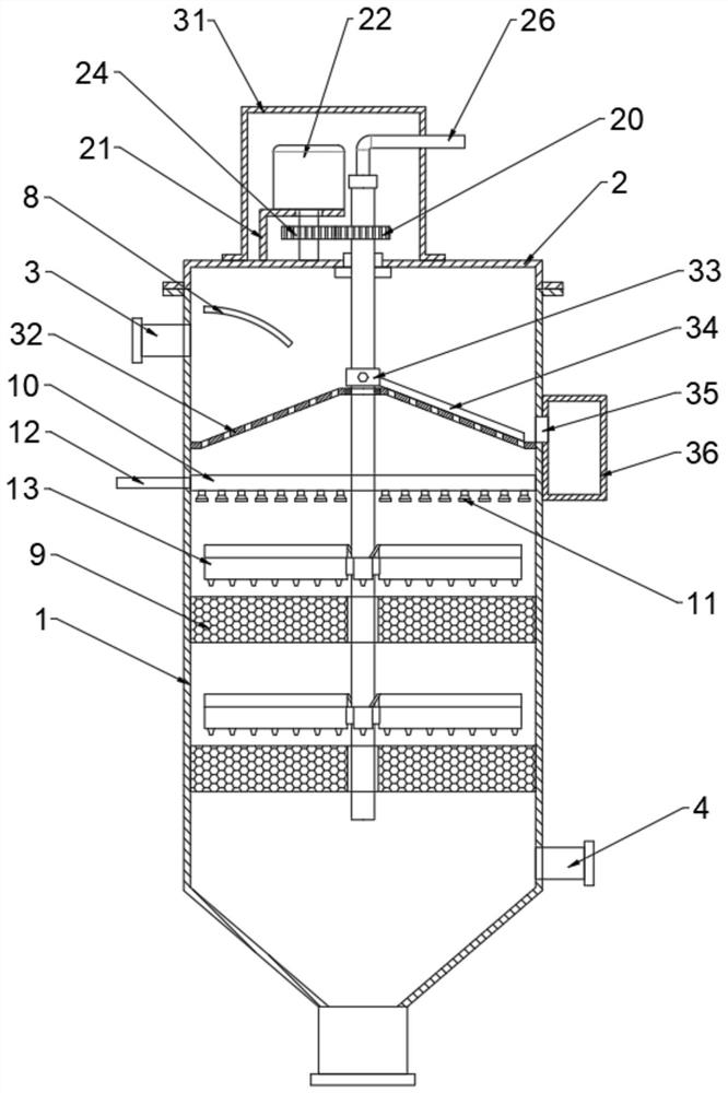 Ultralow-emission denitration equipment for cement production