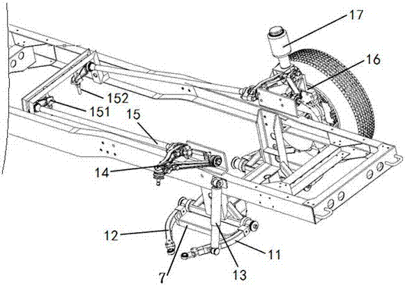 An active back-to-alignment control system for electric wheel suspension