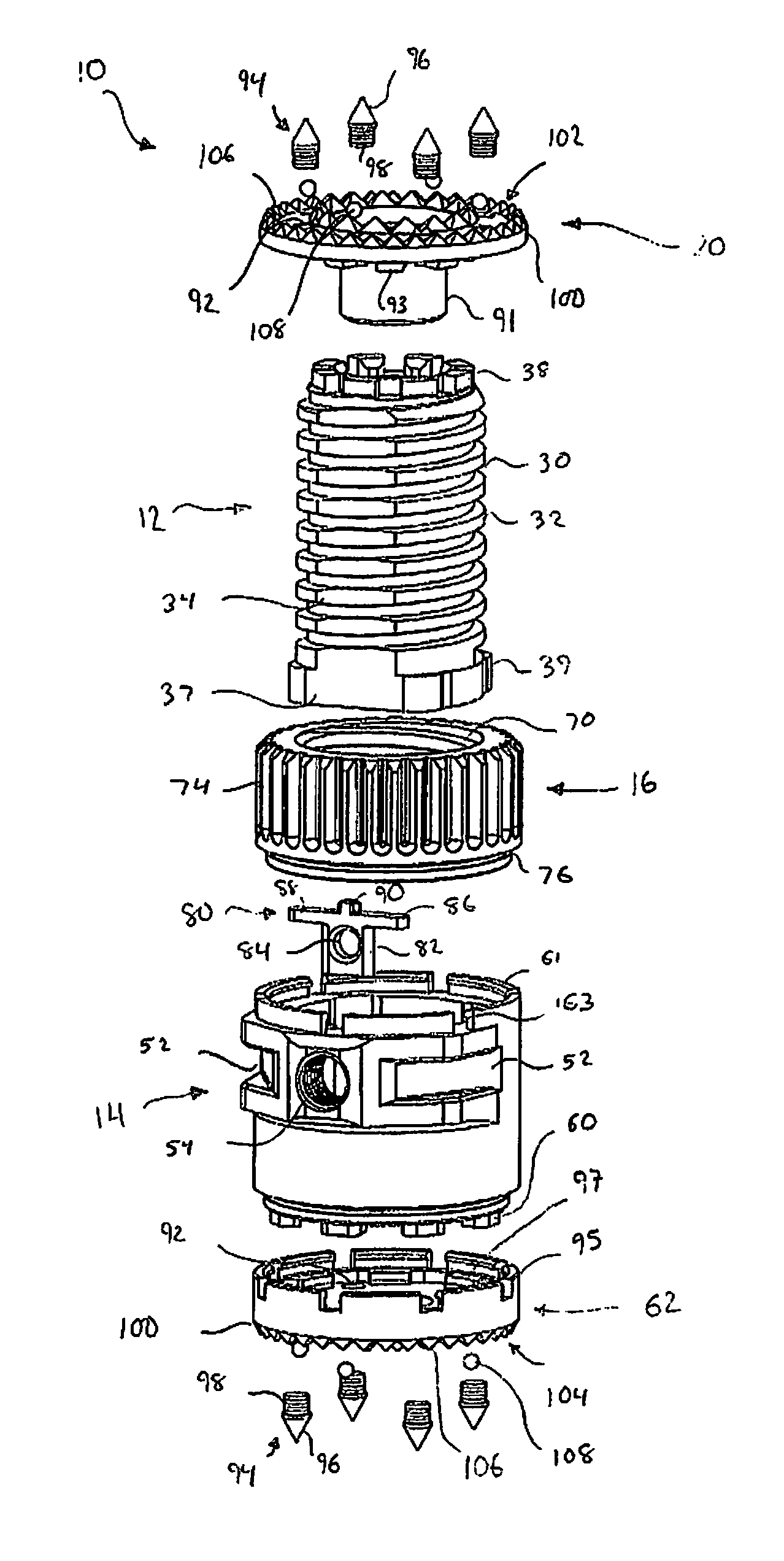 Expandable vertebral implant