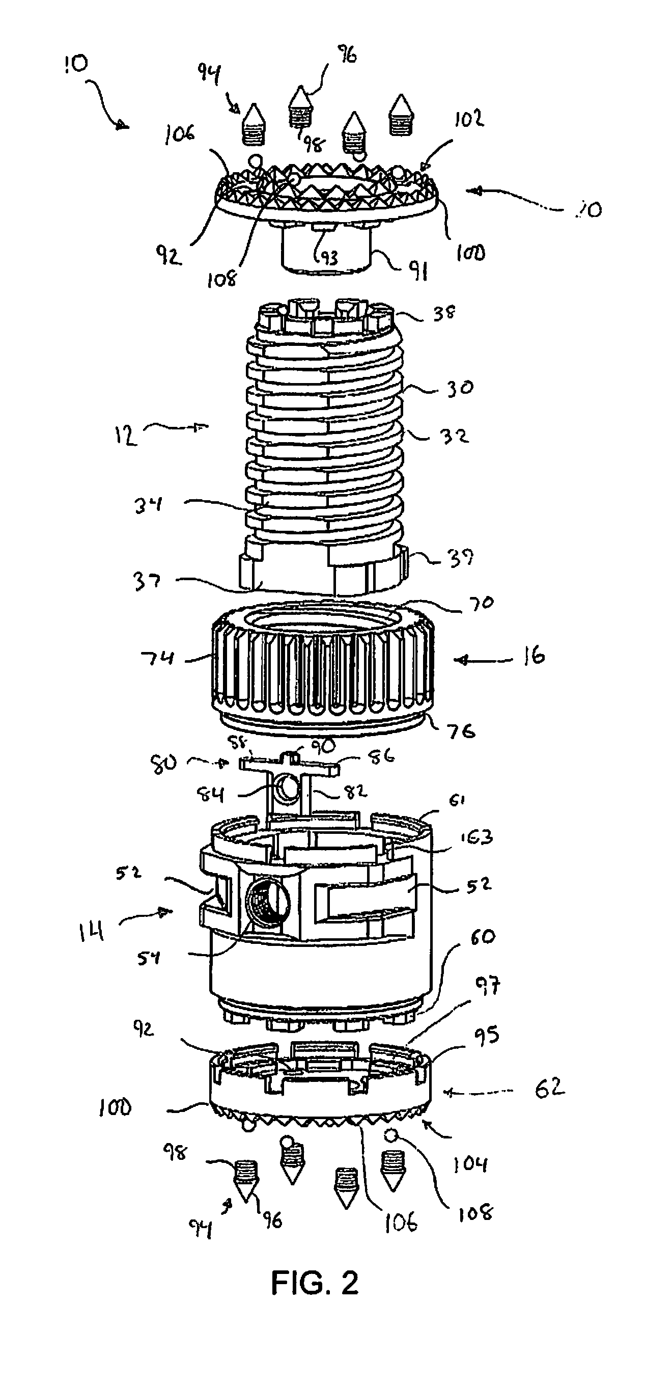 Expandable vertebral implant