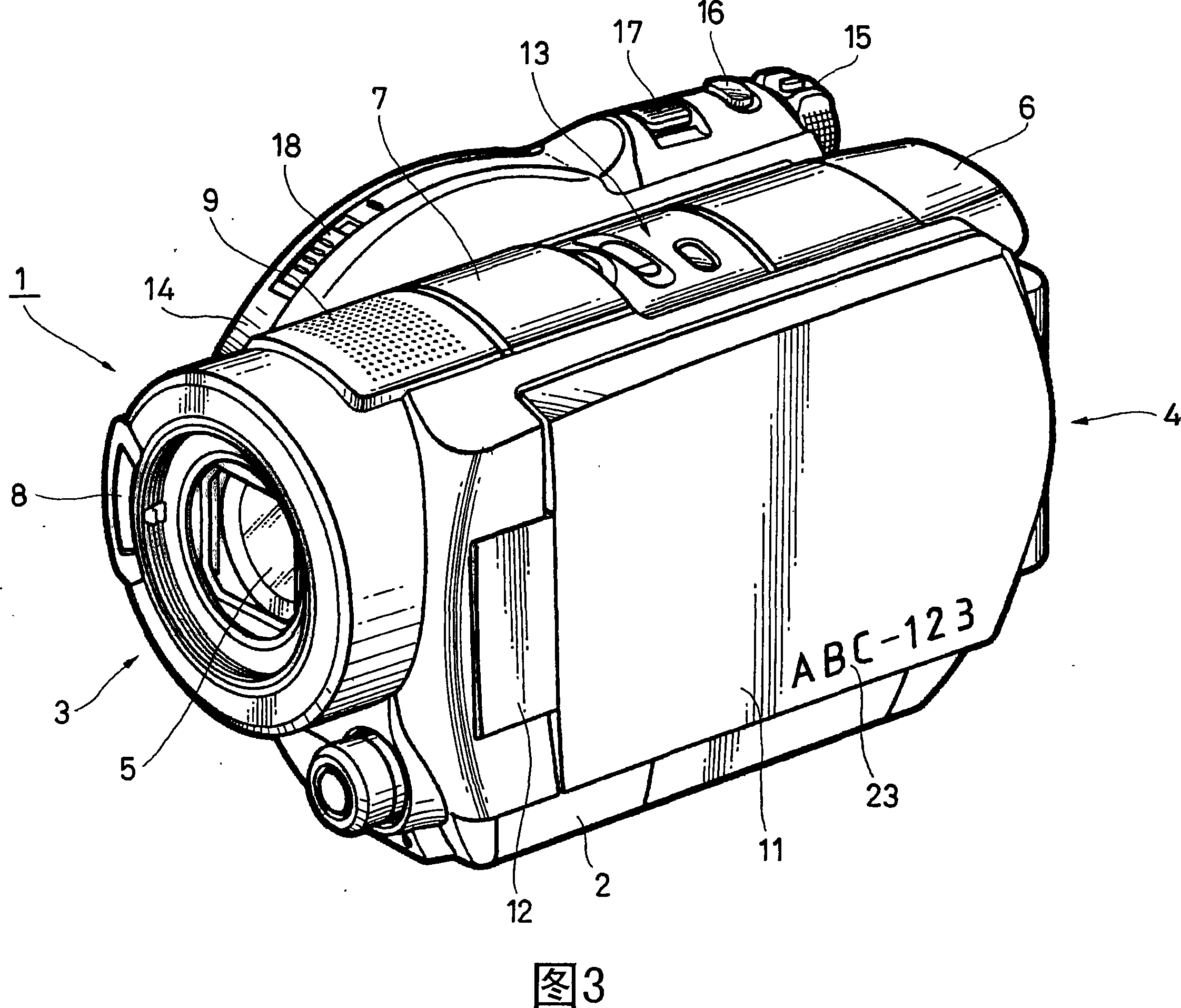 Coated-product with marking, process for manufacturing the same, and enclosure for electronic apparatus