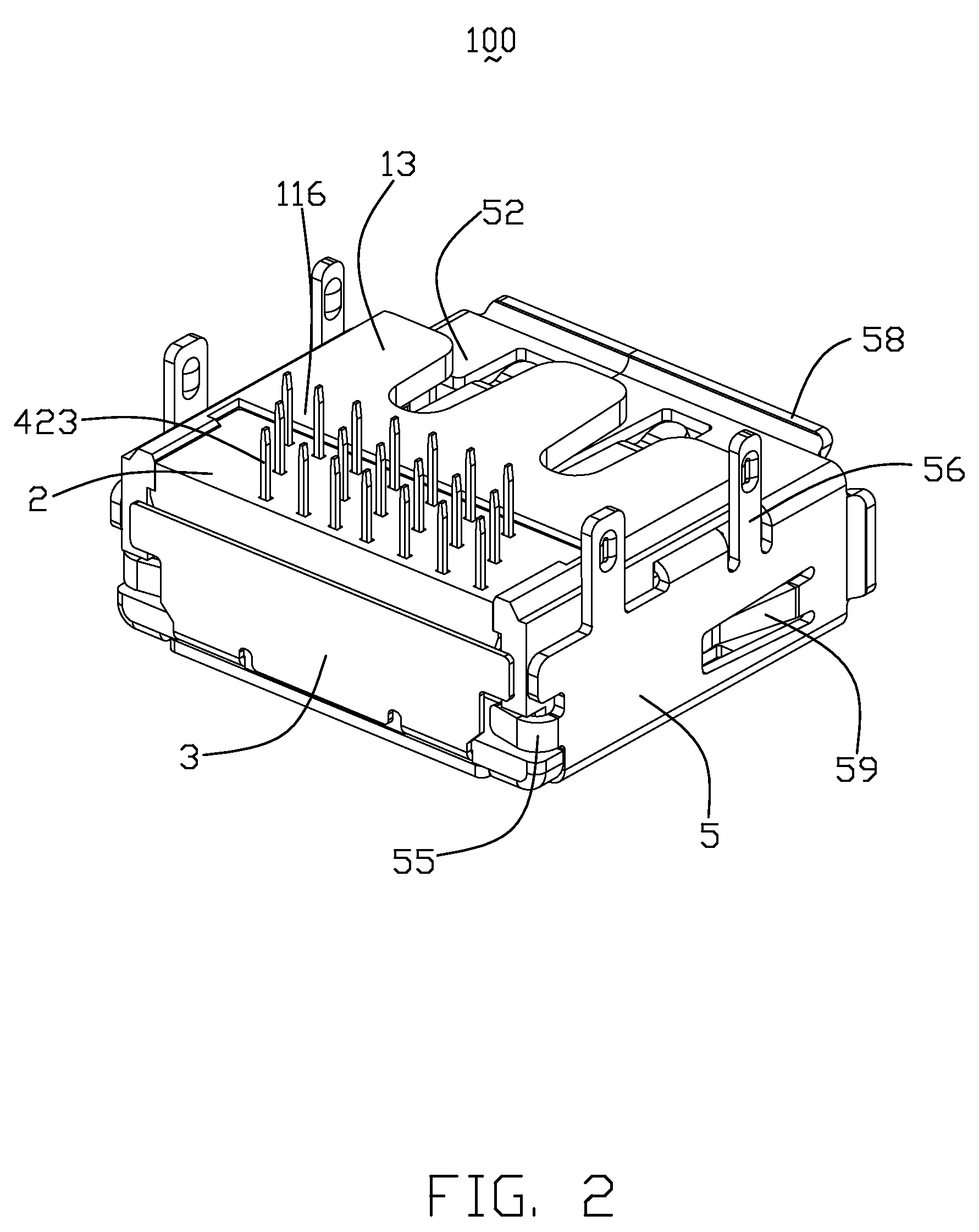 Electrical connector with improved contact structure