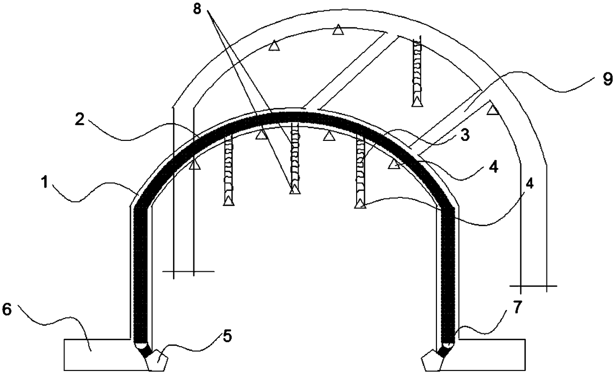 Greenhouse steel-structure mist spraying device