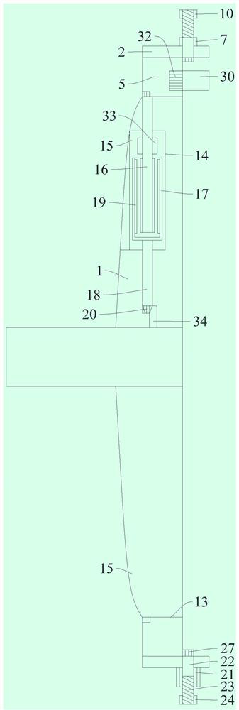 Permanent magnet motor with multidirectional linkage adjustment heat dissipation damping mechanism