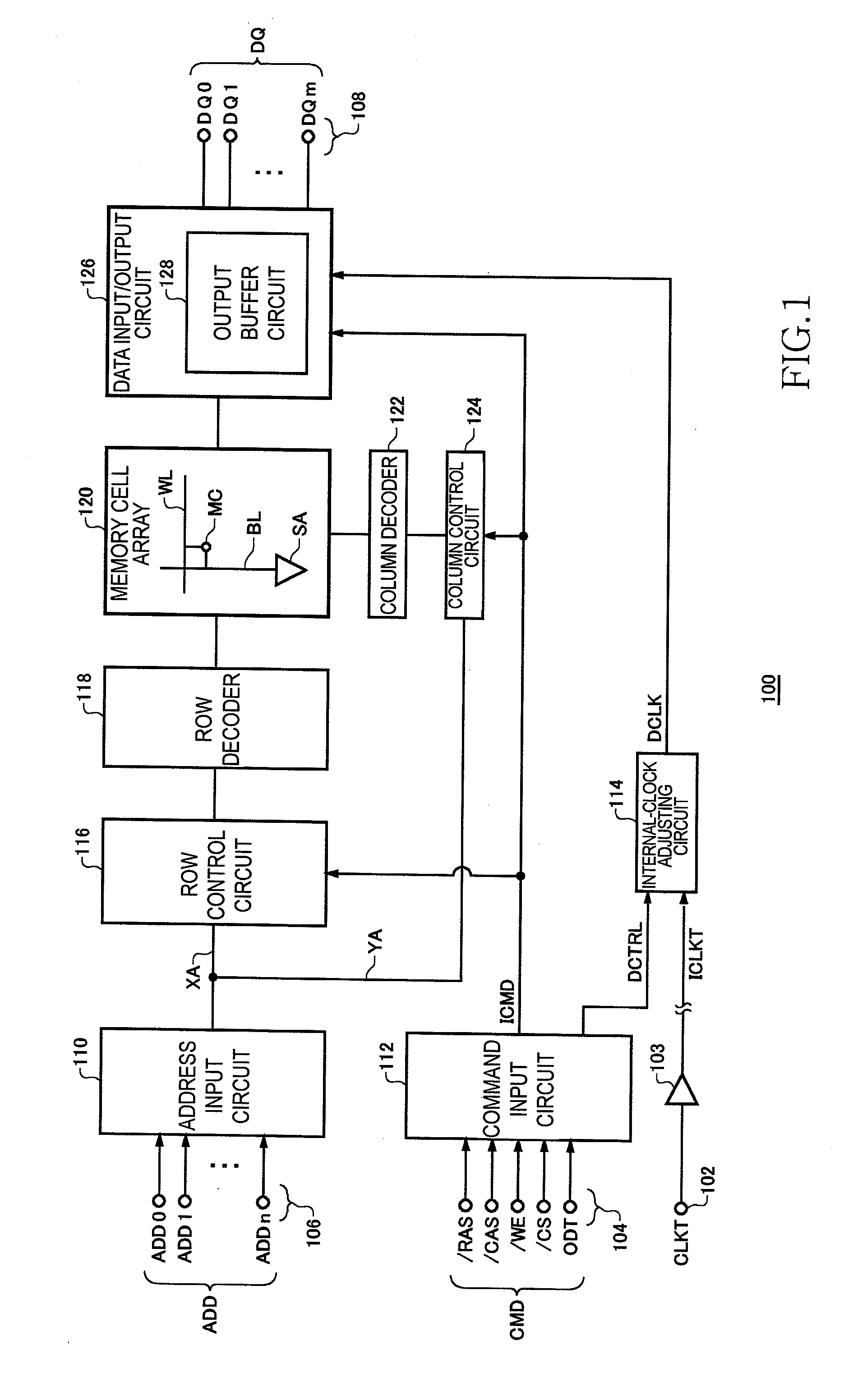 Internal-clock adjusting circuit