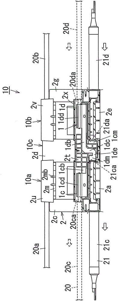 Power wire retraction device and contactless insulated torlley using the same