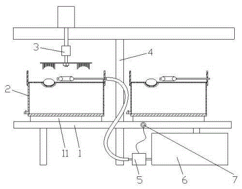 Automatic decontamination line for eggshell