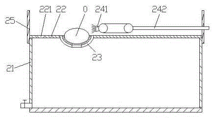 Automatic decontamination line for eggshell