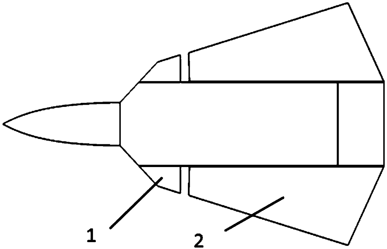 Variable forward swept wing and canard overlapping mechanism and working method thereof