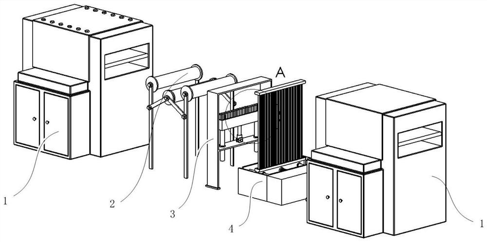 Anti-adhesion and anti-fracture acetic acid silk yarn sizing equipment and process