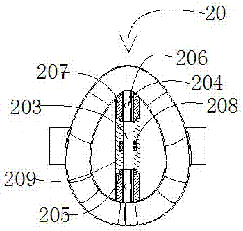 A mold for manufacturing medical mask airbags